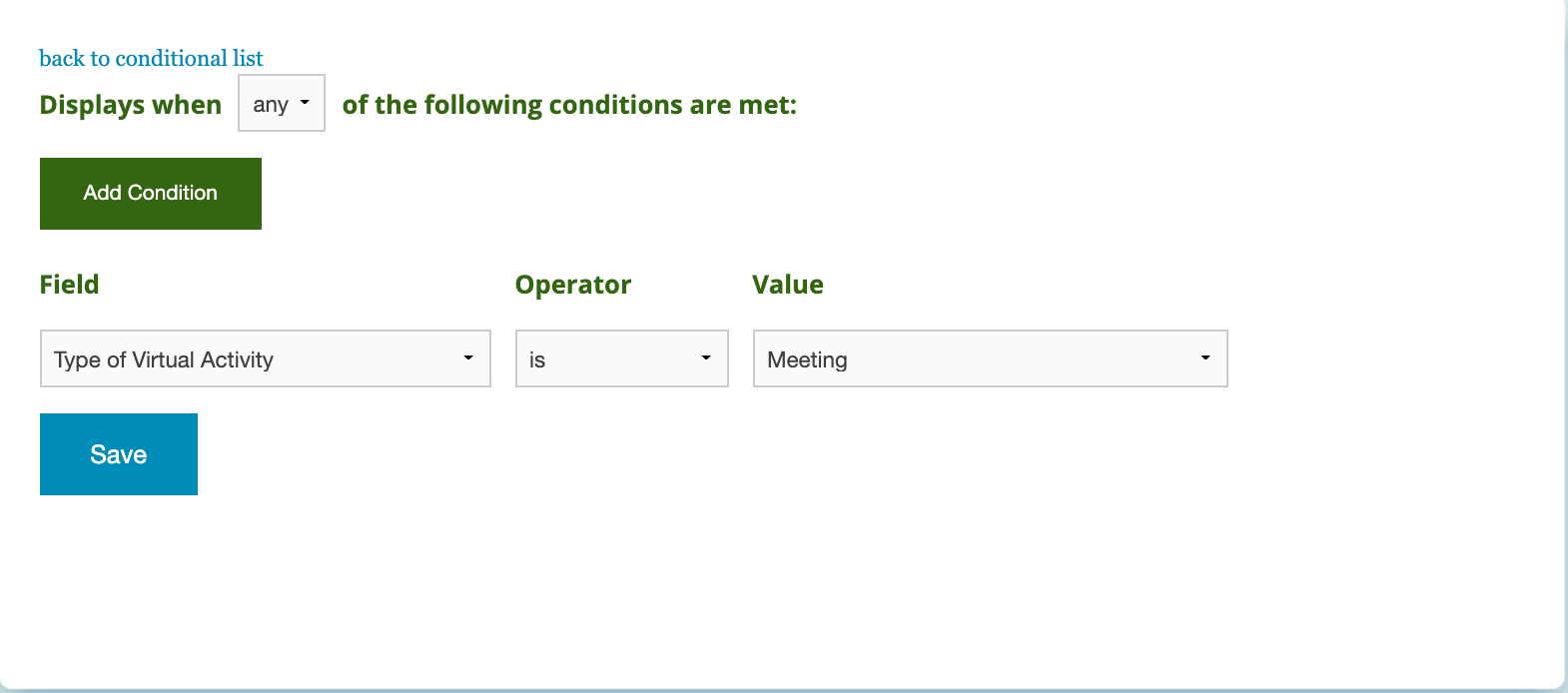 Conditional Logic Formatting Track It Forward